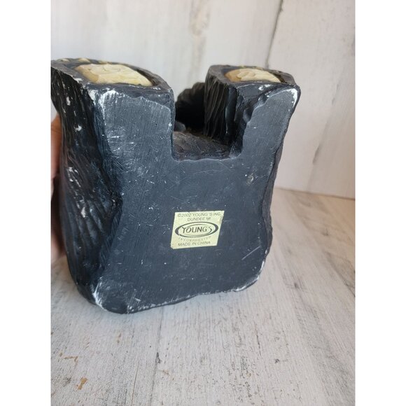 Youngs vintage black bear cub home decor woods Xmas unique - Picture 13 of 13